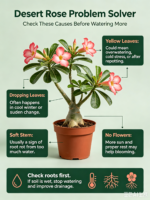 Adenium Obesum Desert Rose Seeds, Perennial Succulent Flower Plant, Bonsai Ornamental for Indoor Window & Outdoor Garden Planting - Image 7