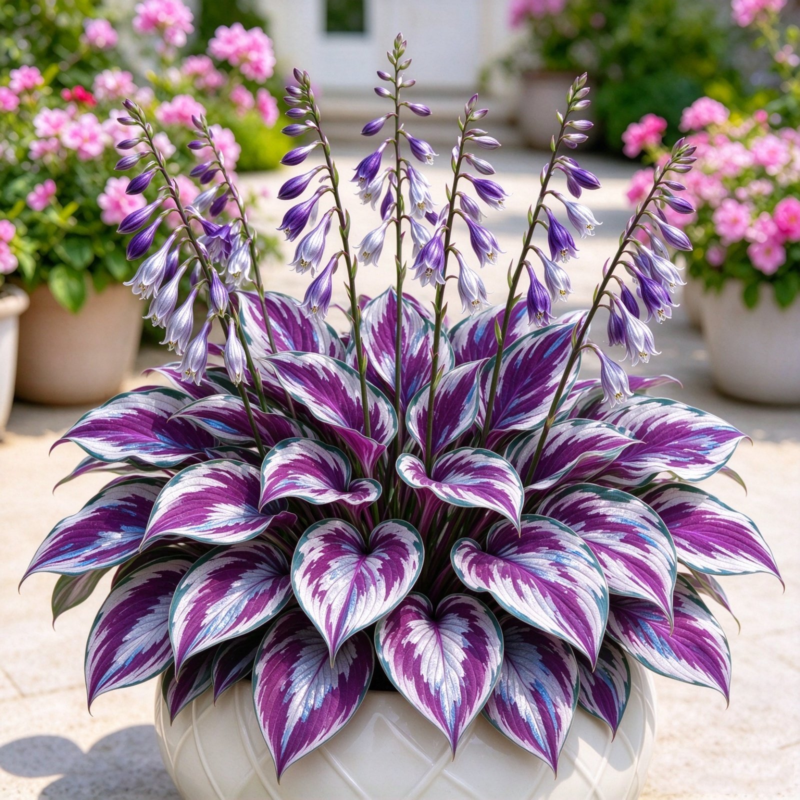 豆包 - 2026-10-06T102046.514 Hosta Bare Roots, Decorative Perennial Foliage Plants, Shade Tolerant Ornamental Roots for Outdoor Yard & Patio Planting - Image 1