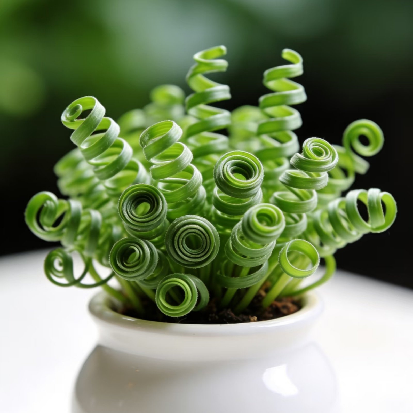 Camera_XHS_17905575495291040g2sg31s2ljvqikce05pmmnhs7ebanieulpug Frizzle Sizzle, Bulbs, Corkscrew Albuca, Unique Spiral Leaf Succulent Bulb, Winter Growing Houseplant for Windowsill Decor - Image 1
