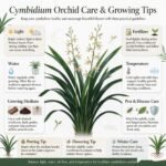 Cymbidium Sinense , Live Cymbidium Orchid Plants, Fragrant Winter Blooming Orchids for Indoor Home Decor - Image 5